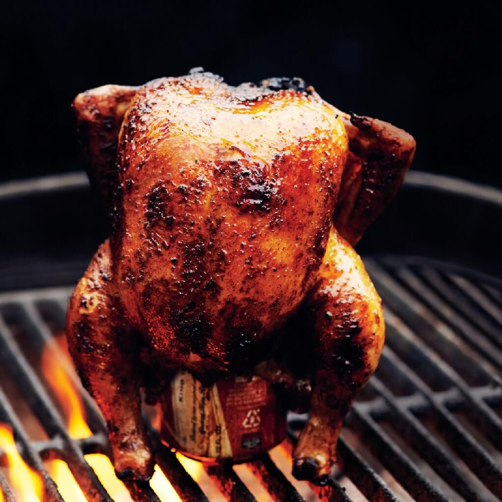 Beer can chicken BBQ