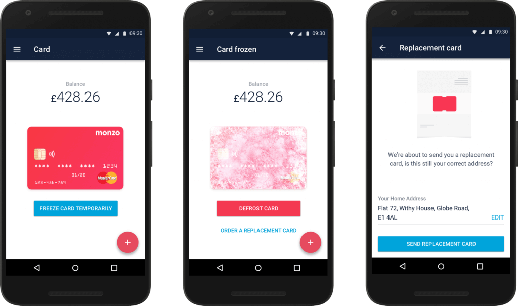 Monzo app