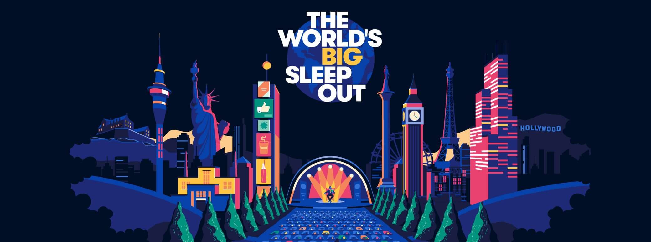 The worlds biggest sleepout