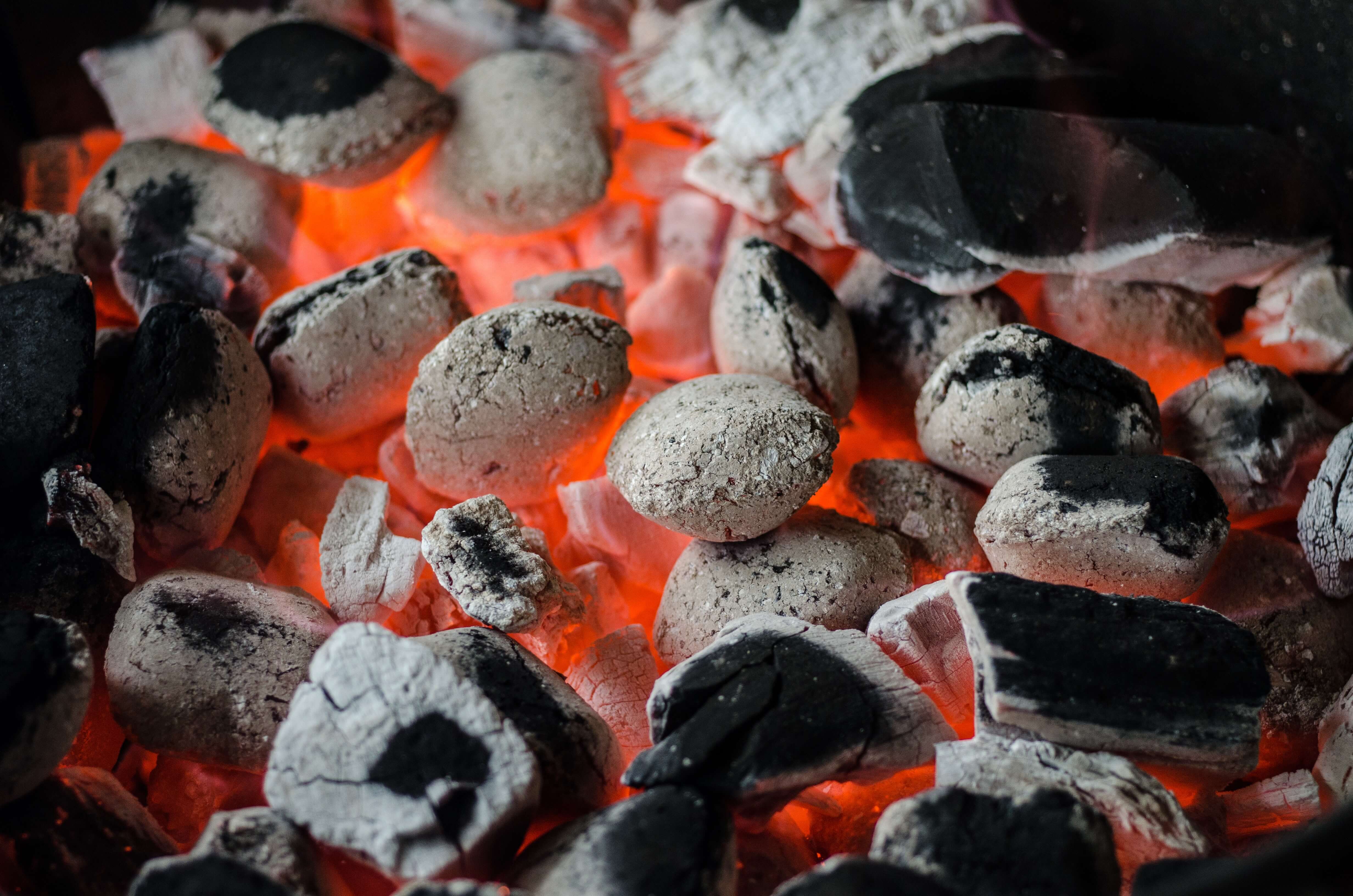 glowing coals