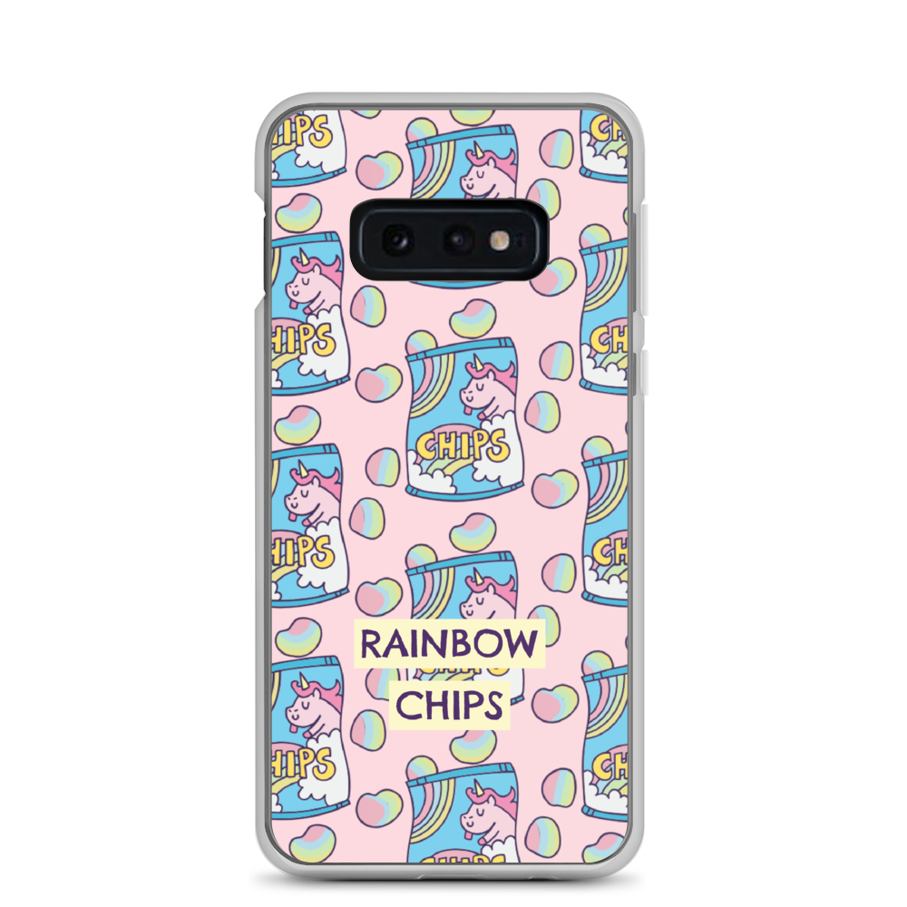 Download Unicorn Rainbow Chips Samsung Case - Greatness Reinvented