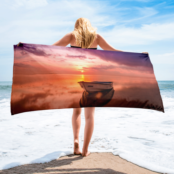 boat beach towels boat in sunset beach towel greatness reinvented boat beach towels boat in sunset beach towel greatness reinvented