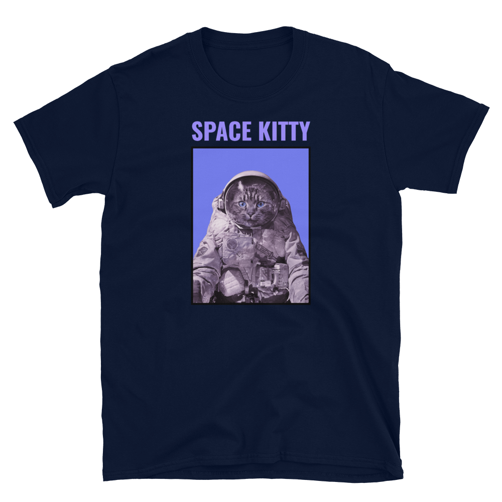 Space Kitty Short-Sleeve Unisex T-Shirt - Greatness Reinvented