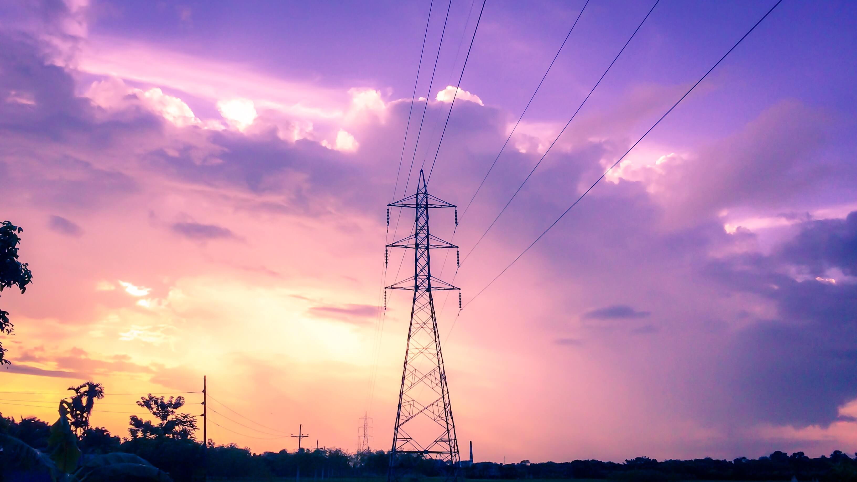 photography-of-electric-tower-during-sunset